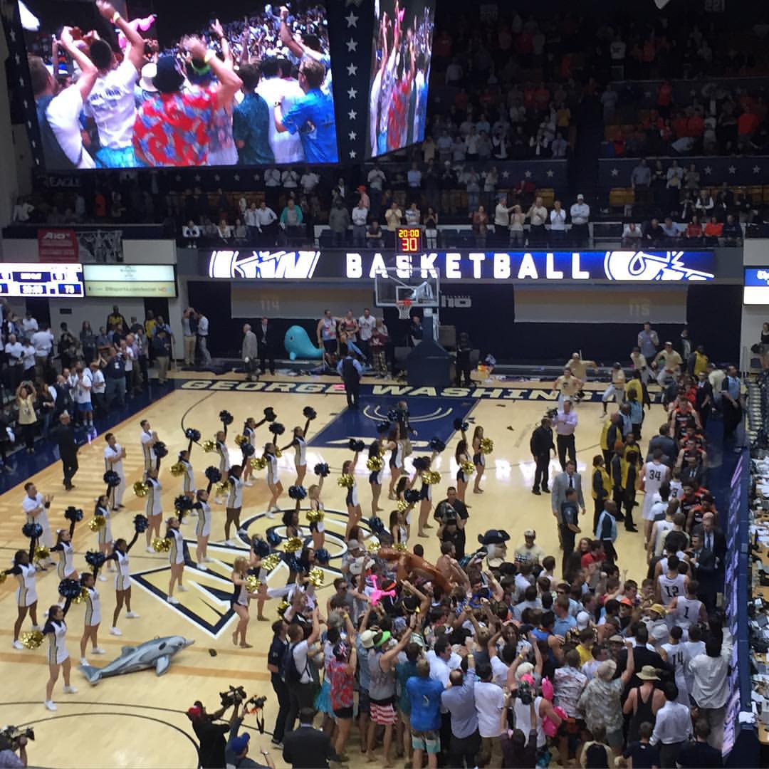 GW Smith Center Home Opener Game for Men's Basketball Team