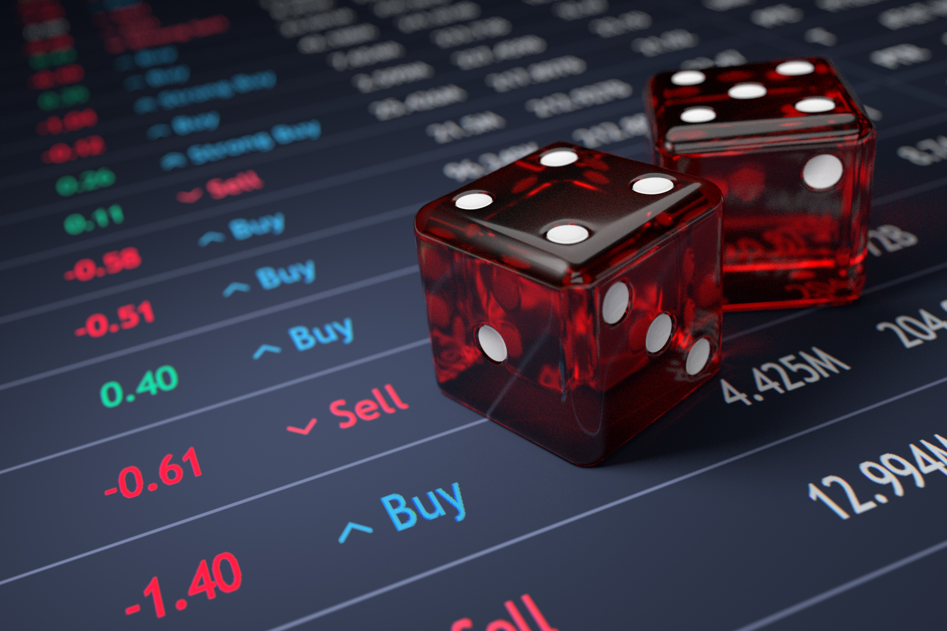 stock market dice
