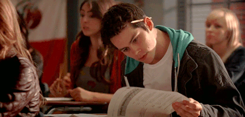 Dylan o'brien studying