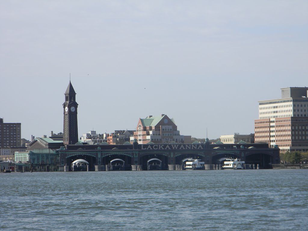 ferry view of hoboken terminal 