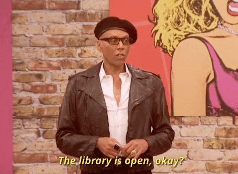 rupaul the library is open