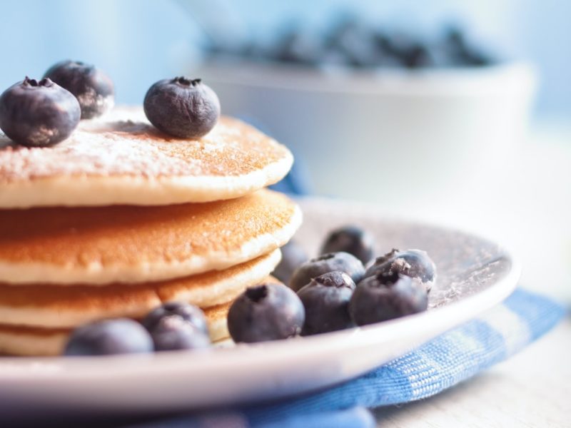 blueberry pancakes