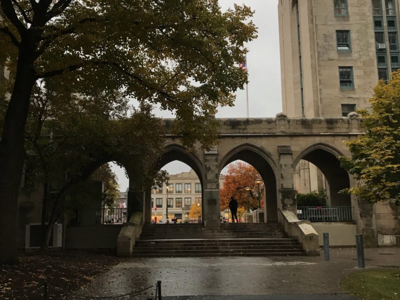 BU during the fall