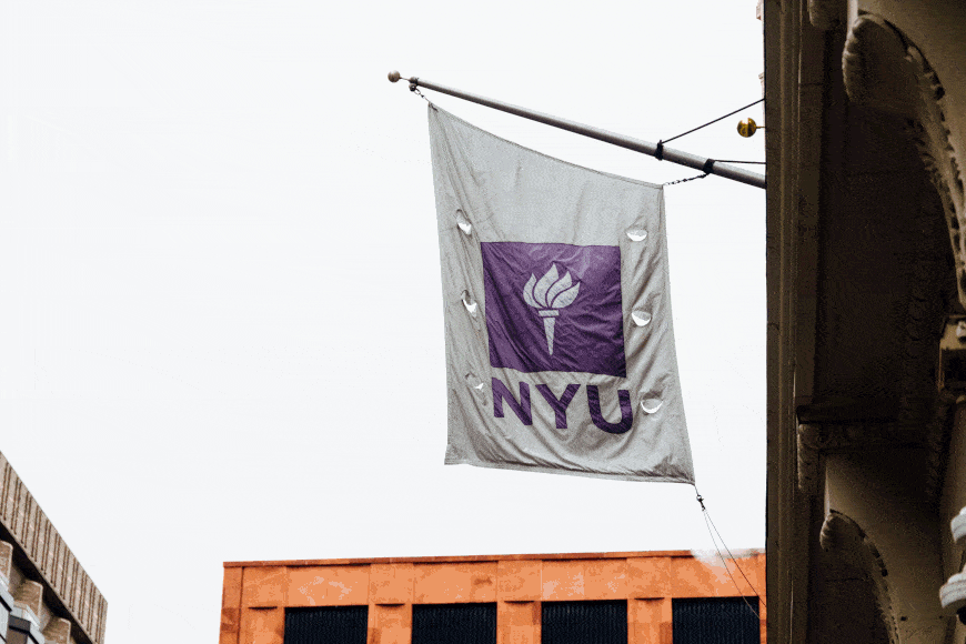 NYU Flag Gif