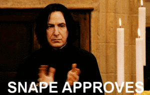 snape clapping