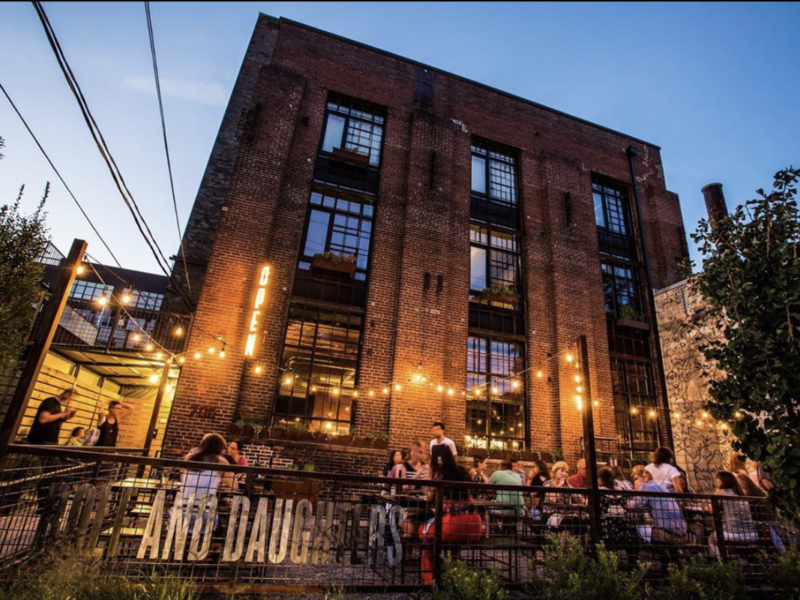 outside photo of Rolf and Daughters, a restaurant located in Nashville TN