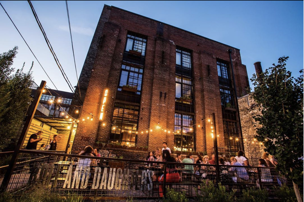 outside photo of Rolf and Daughters, a restaurant located in Nashville TN