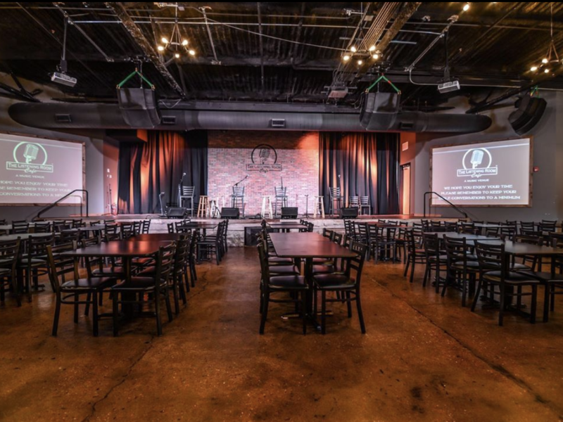 an empty shot of the Listening Room Cafe