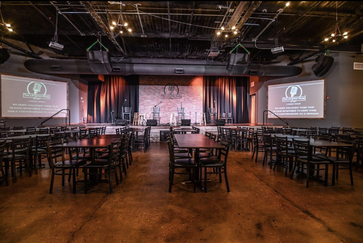 an empty shot of the Listening Room Cafe