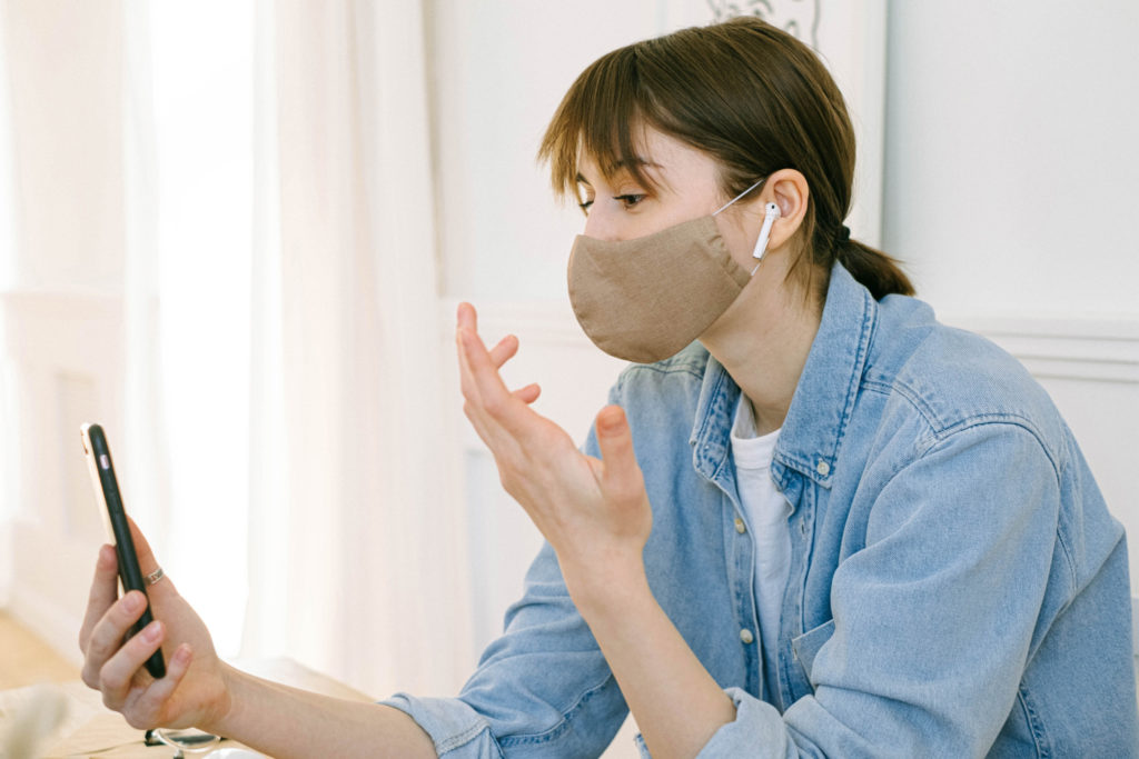 facetime with mask on