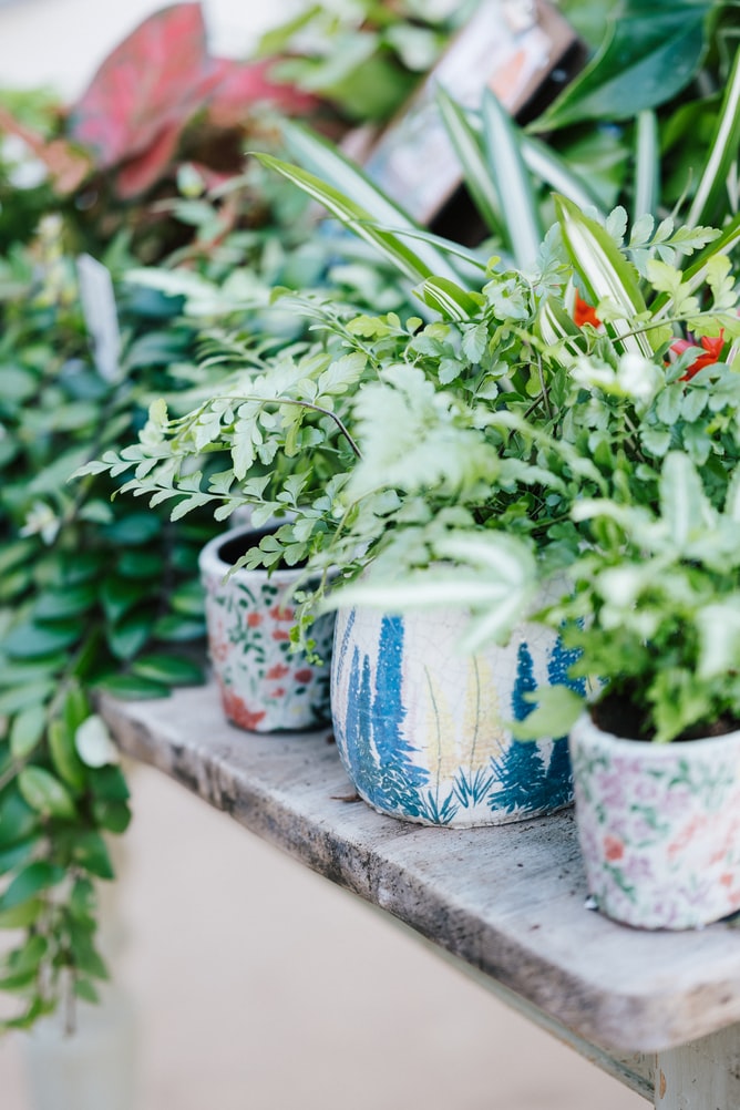 washi tape planters