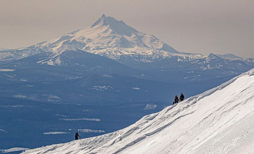 snowboarders mt hood