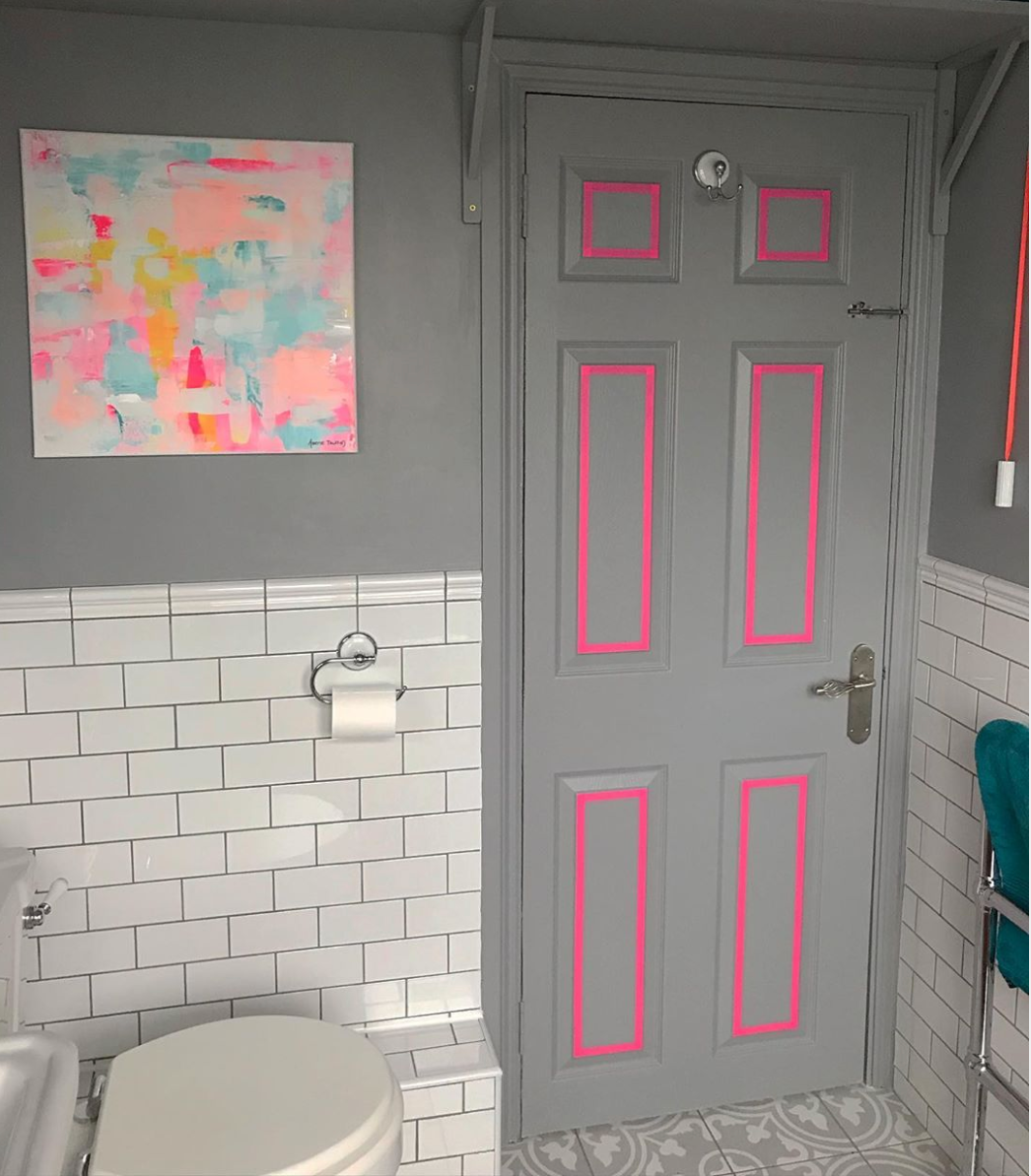 washi tape door