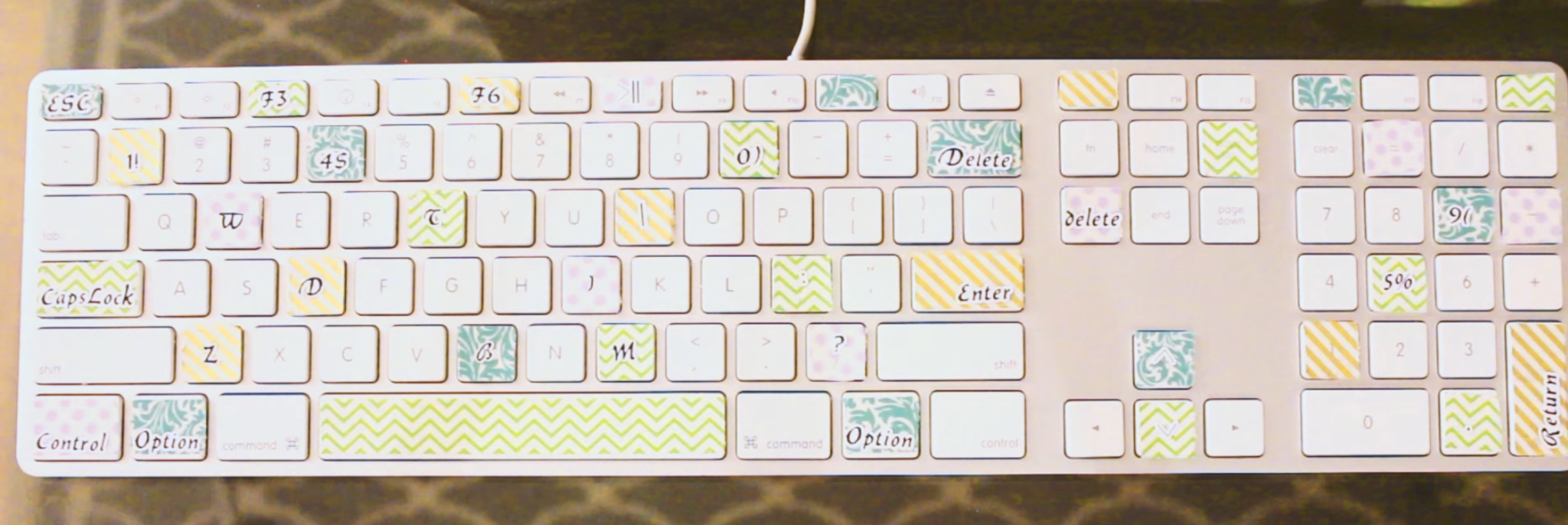 washi tape keyboard