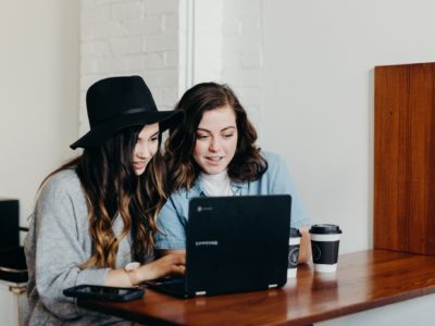 women studying