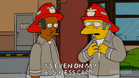 Simpsons Business Card