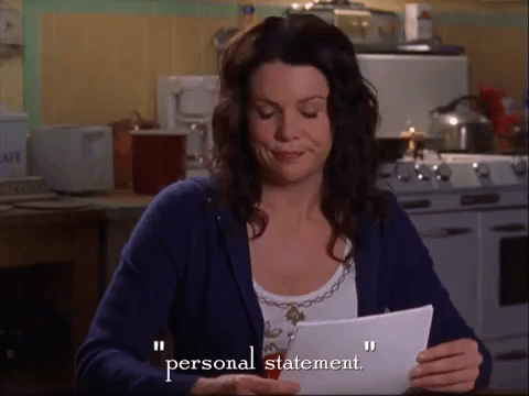 woman saying personal statement