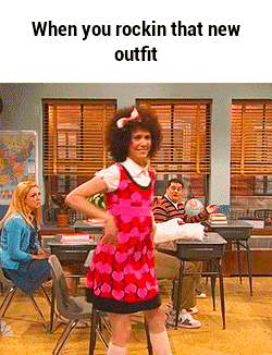 Rockin that new outfit Gif