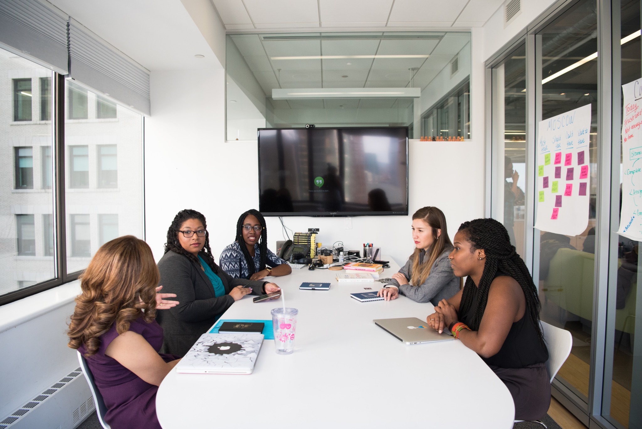 office room with women