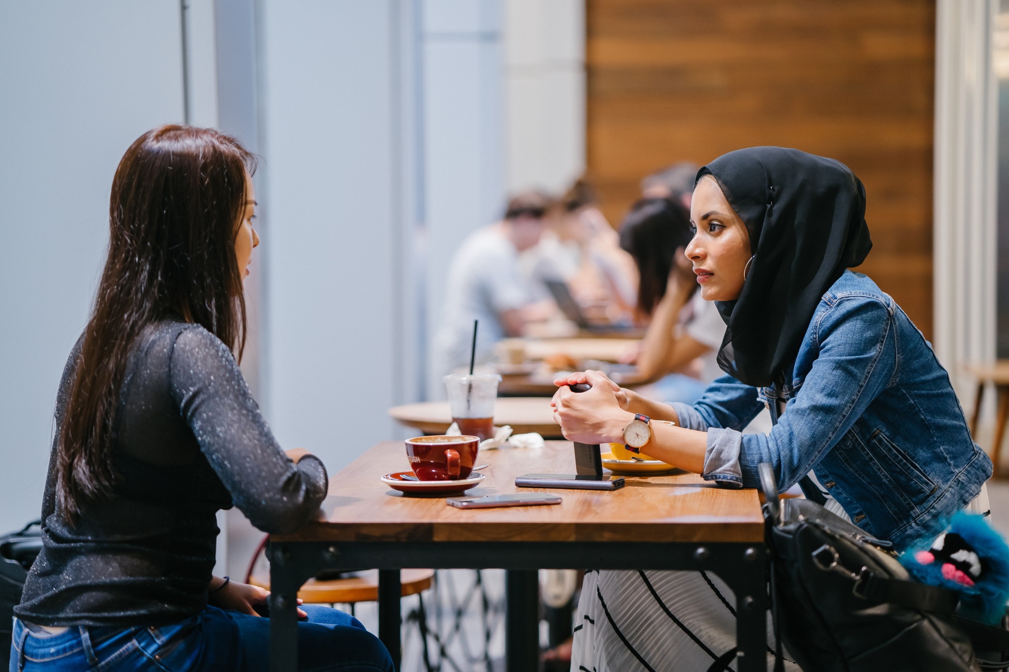 women talking