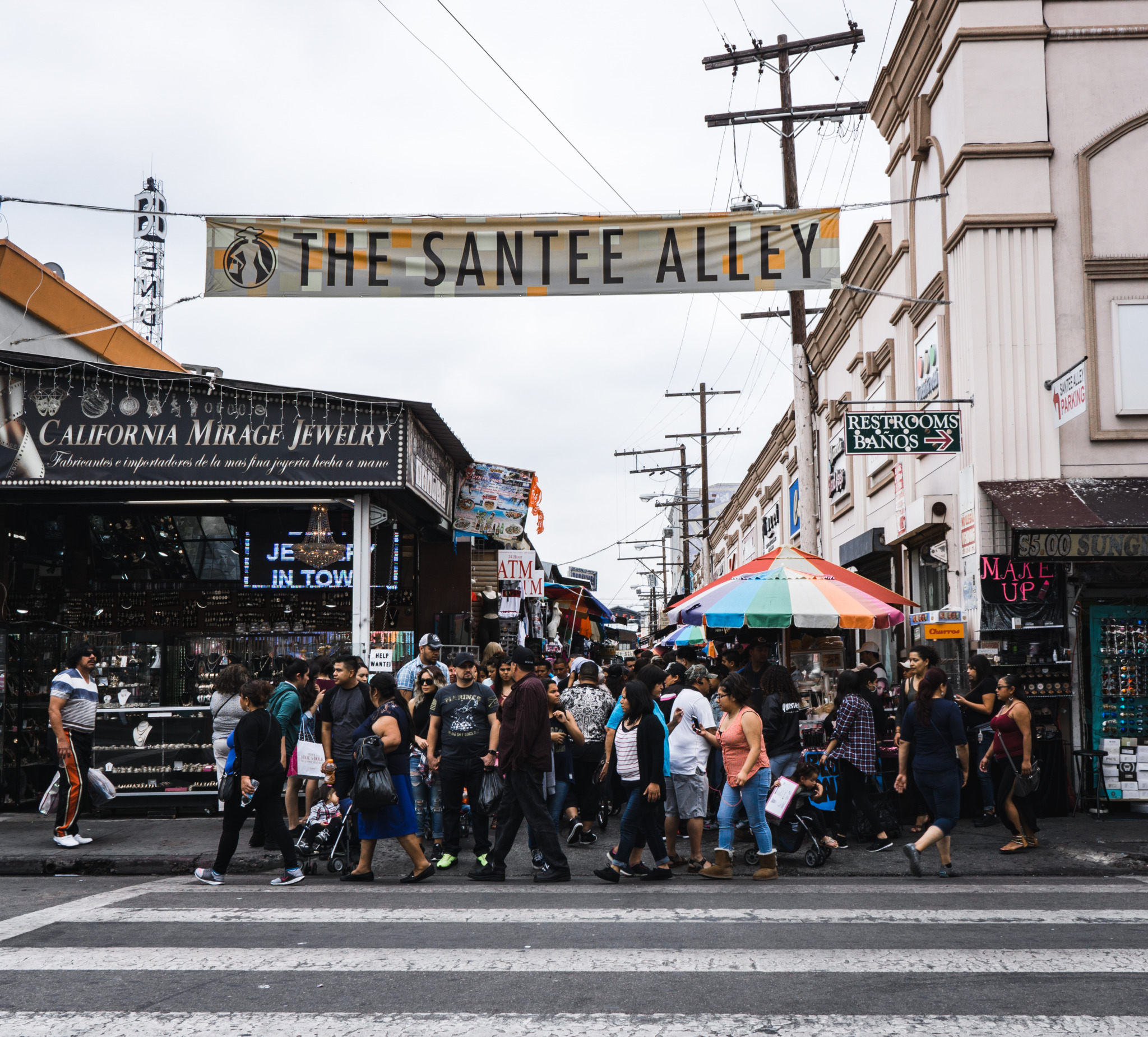 photo of the entrance to The Santee Alley