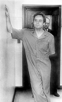 Ted Bundy in a prison uniform