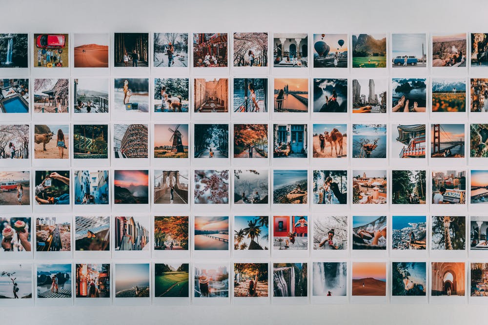 wall of pictures 