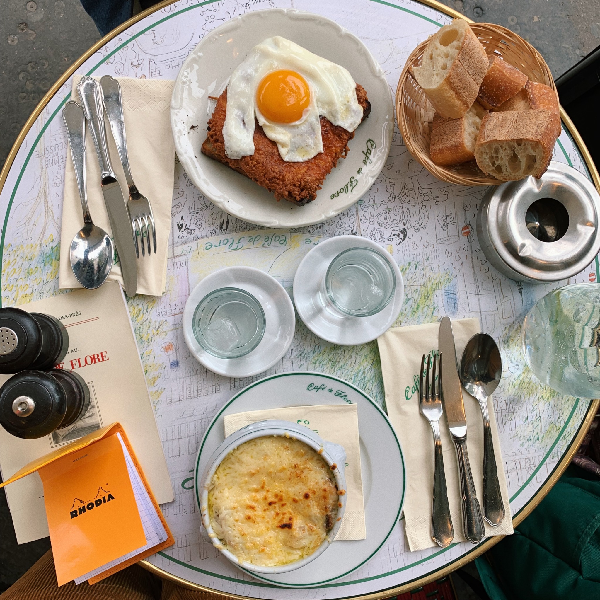 Lunch at Café de Flore