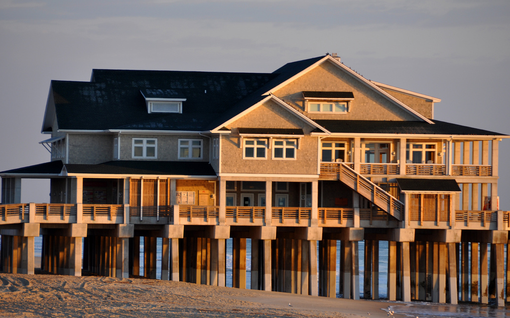 Coastal Building at Nag's Head beach