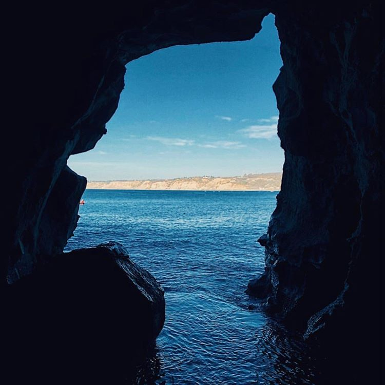 Sunny Jim Sea Cave opening to the water