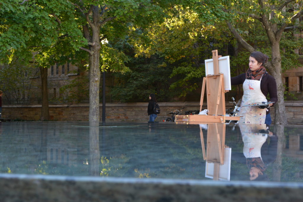 yale photo spots maya lin women's table