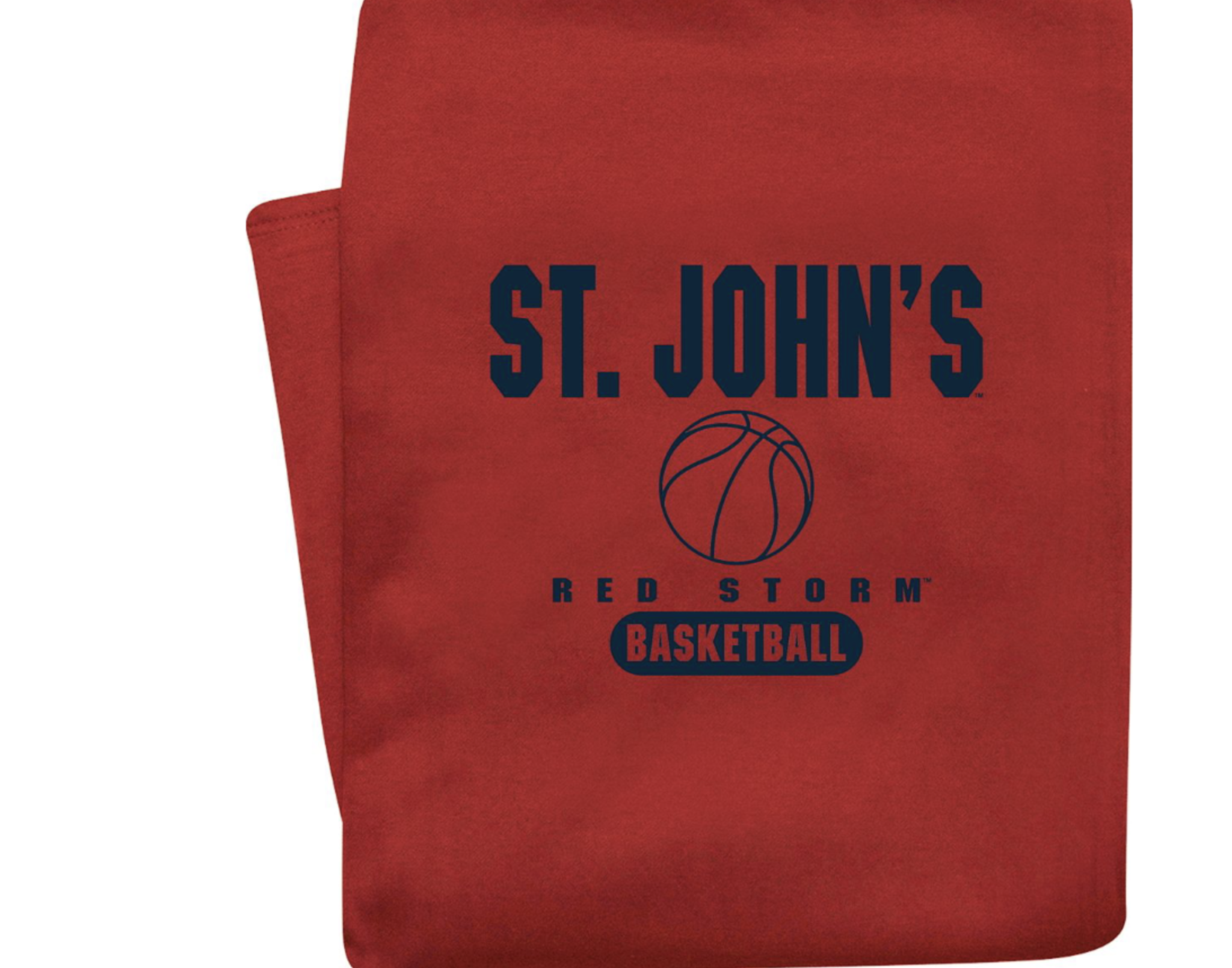 red st johns basketball blanket