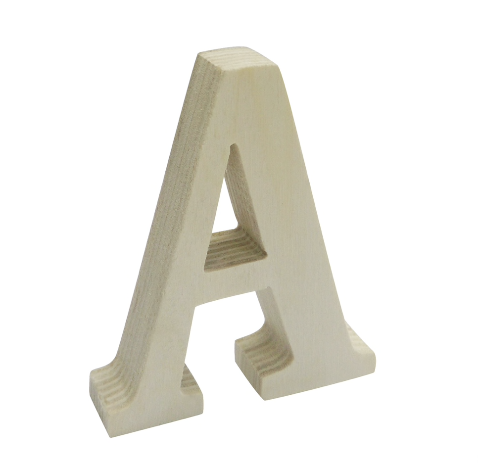 Wooden Block Letters