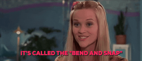 elle woods saying bend and snap