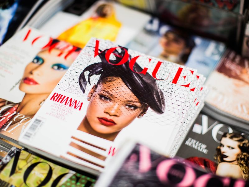 Rihanna and fashion magazines