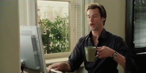 how to make money from home writing typing jim carrey coffee