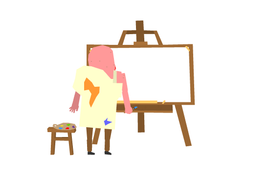 Painting a animal gif