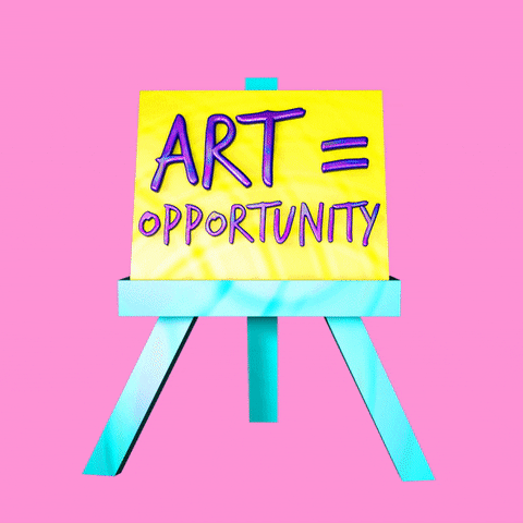 art is opportunity gif