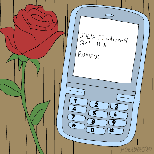 Romeo and Juliet phone gif