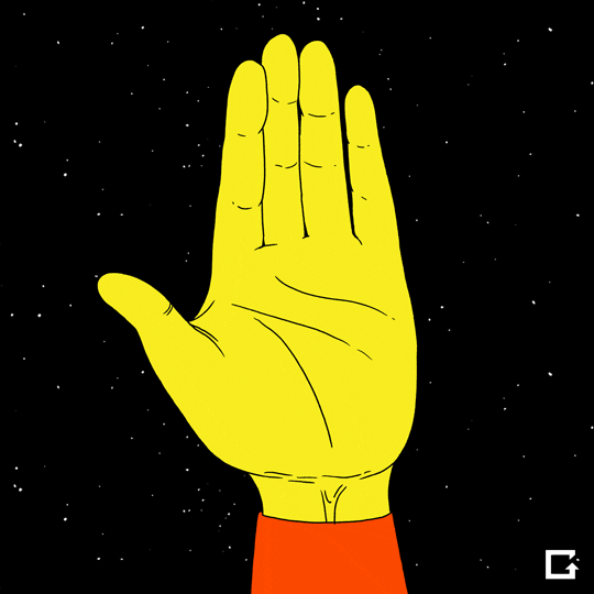 Vulcan hand gif