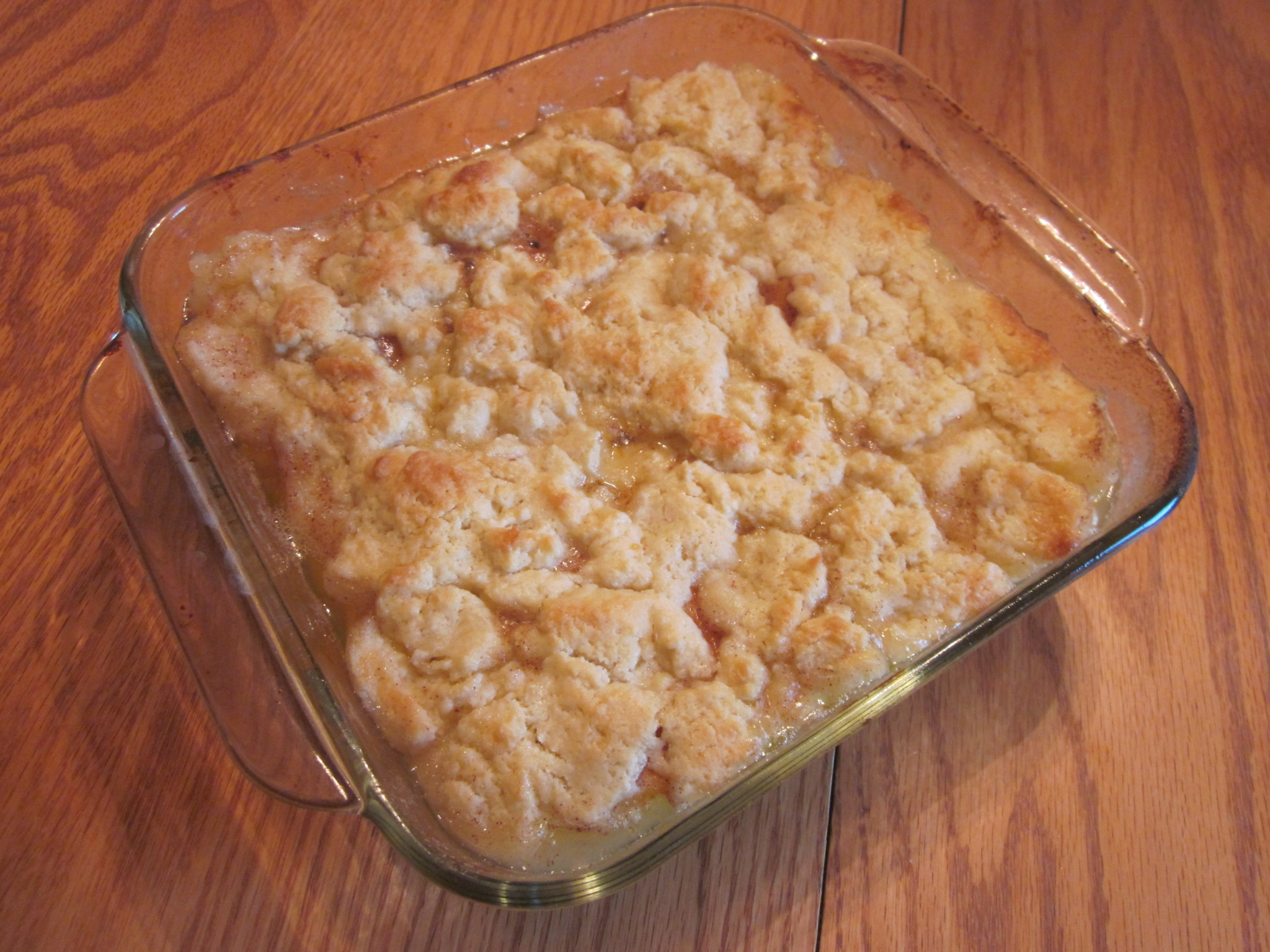 The great british baking show peach cobbler