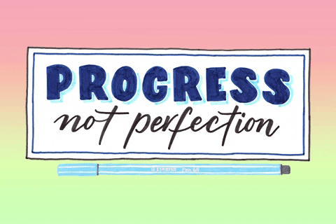 progress not perfection gif 