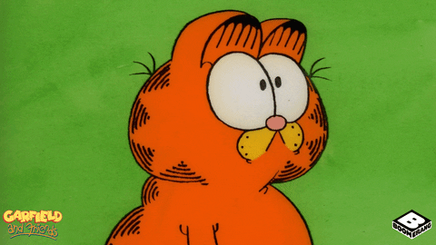 Undecided Garfield gif
