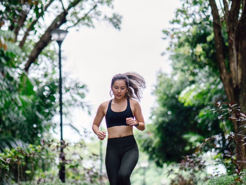 Exercising outside