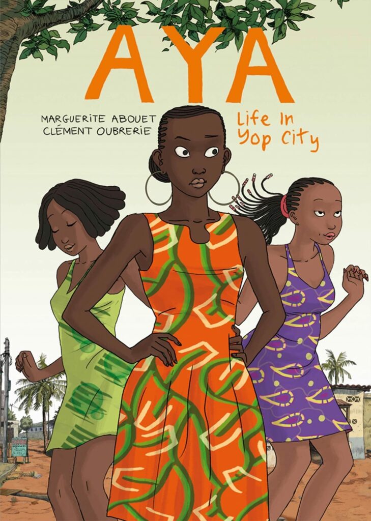 graphic novel cover of Aya: Life in You City by Marguerite Abouet