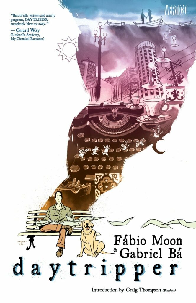graphic novel cover of Daytripper by Fábio Moon and Gabriel Bá