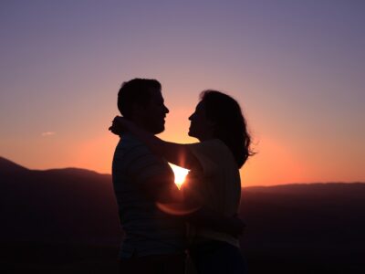 couple at sunset