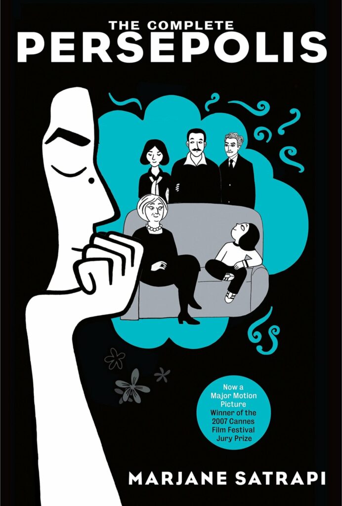 graphic novel cover of Persepolish by Marjane Satrapi