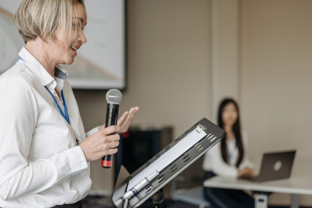 OBU's Intro to Speech is a fun way to get over a fear of public speaking. 