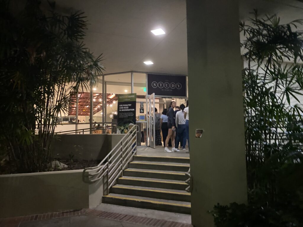 Photo of the exterior of The Study at Hedrick Dining Hall